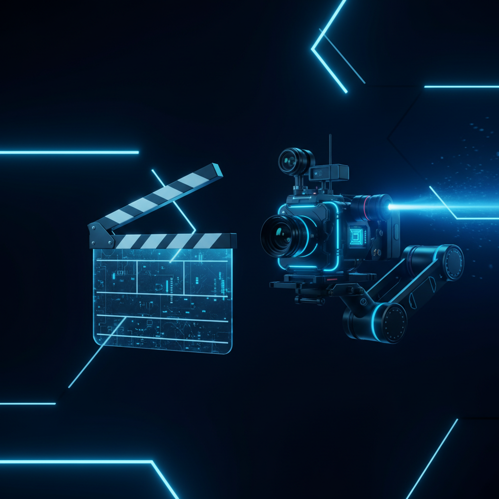 Cena cinematográfica gerada com Flow